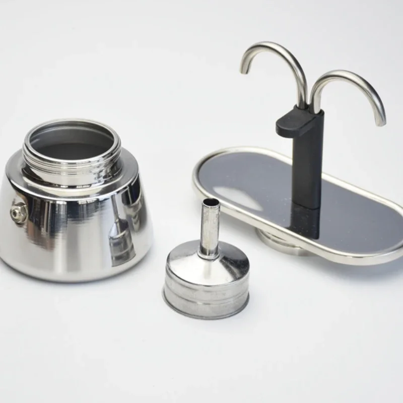 200ML Mini Moka Pot Double Tub - Pothos ulasan dan harga
