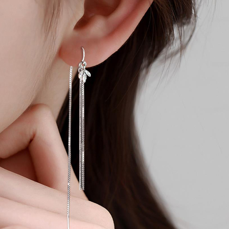 925 Silver Long Tassel Leaf Ea - Snake Plant ulasan dan harga