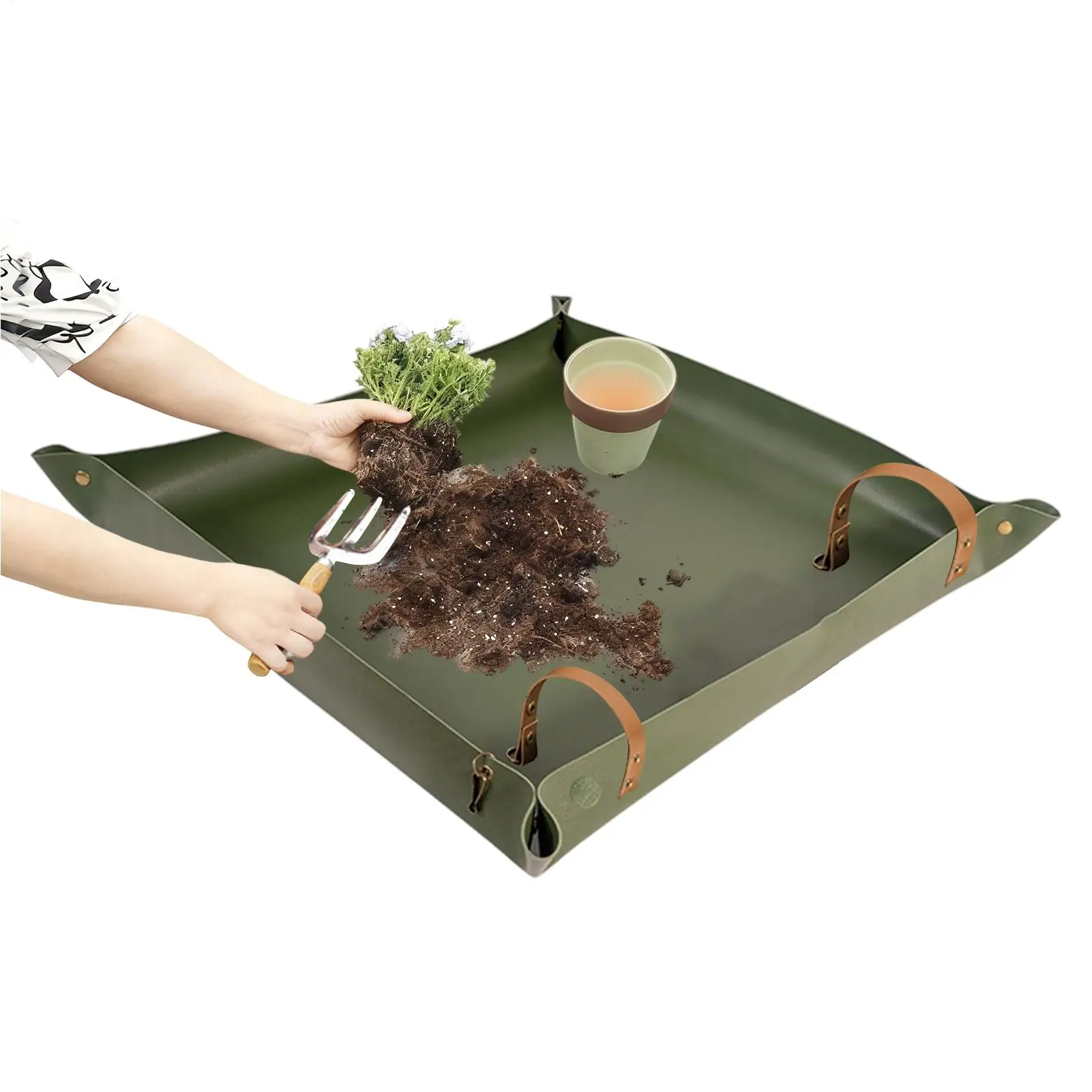 Waterproof Foldable Potting Ma - Repotting Mat ulasan dan harga