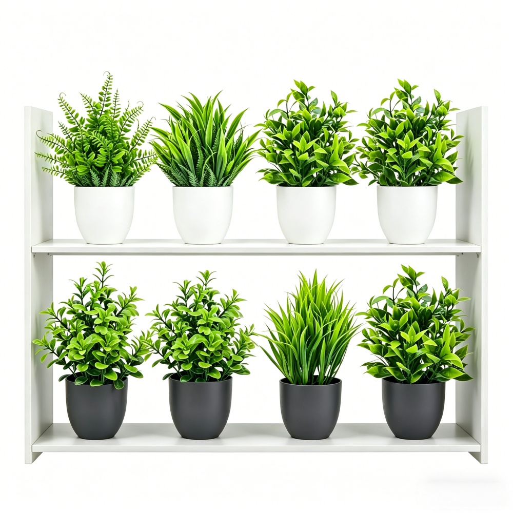 4pcs/set Mini Artificial Plant - Succulent Set ulasan dan harga